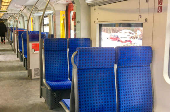 Leere S-Bahn